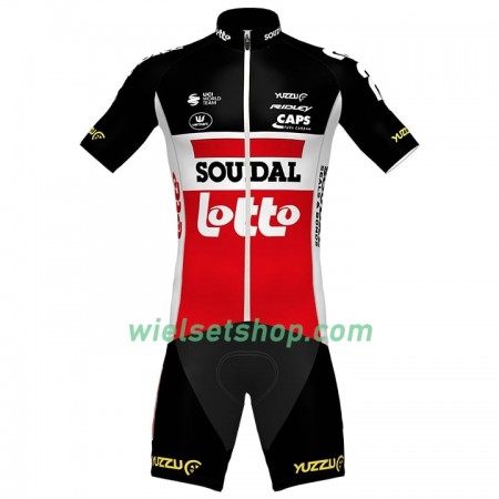 Fietskleding (Fietsshirt + Korte Koersbroek) 2020 Lotto-Soudal N001